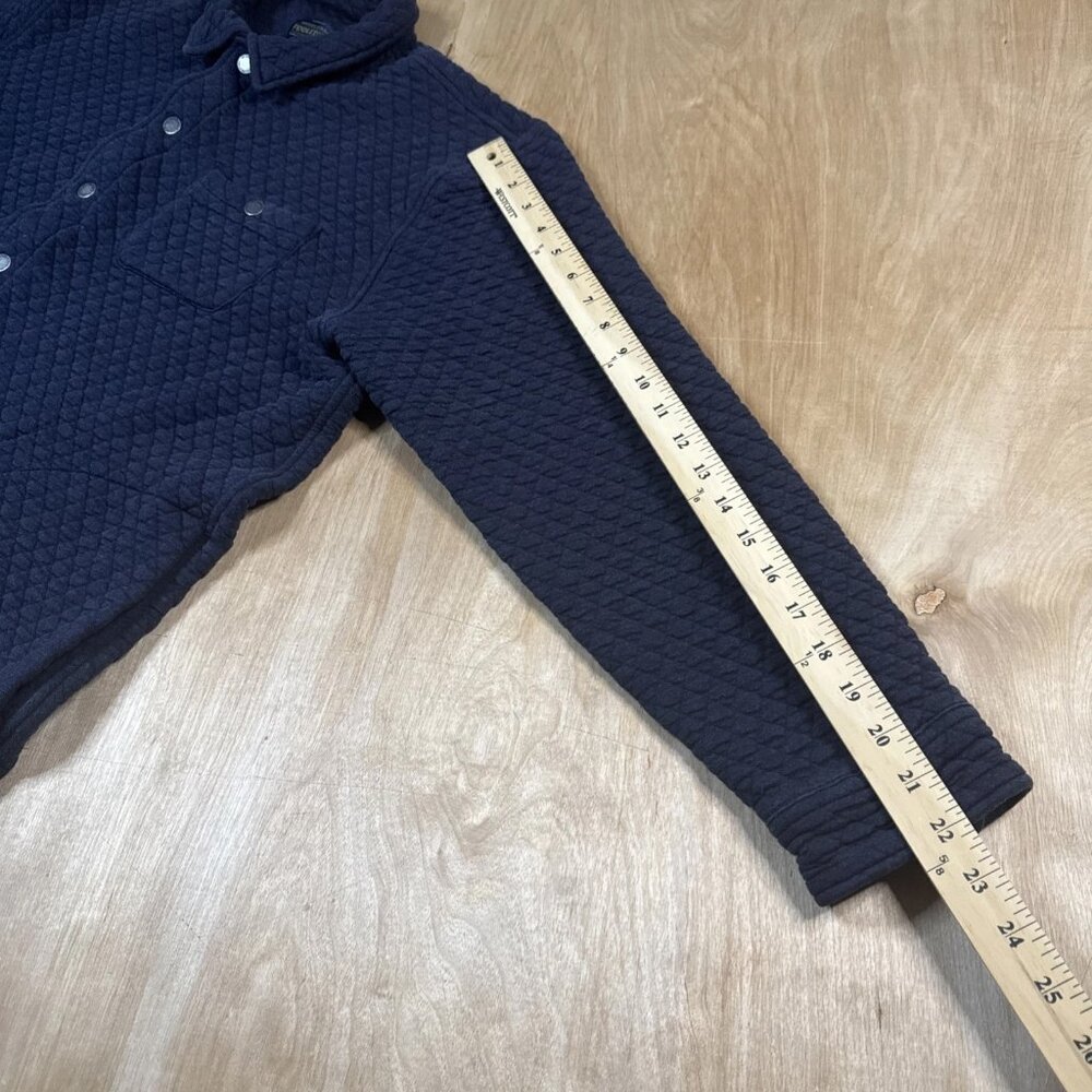 Pendleton Mens Black Quilted Snap Button Long Sle… - image 4